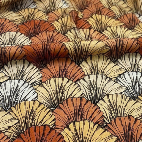 Orange Shell | Liberty Cotton Tana Lawn