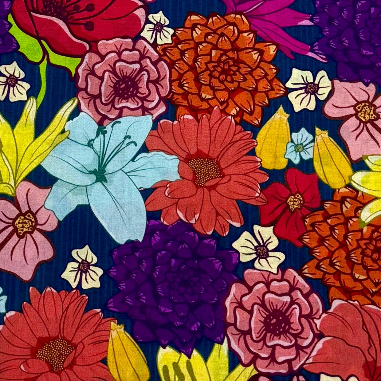 Midnight Garden | Liberty Cotton Tana Lawn